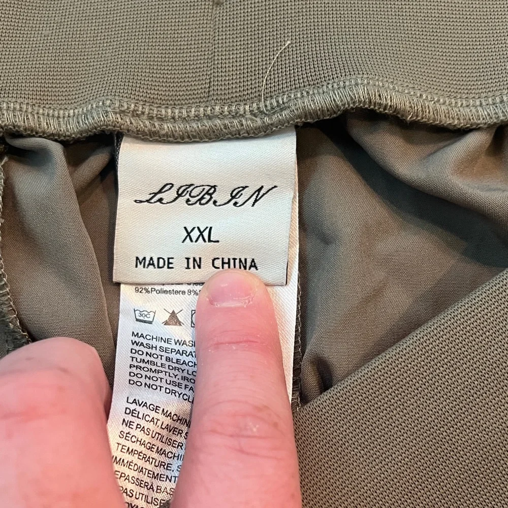 NWT - XXL - Libian Green Cargo Jogger Pants - UPF 50 - Picture 4 of 8